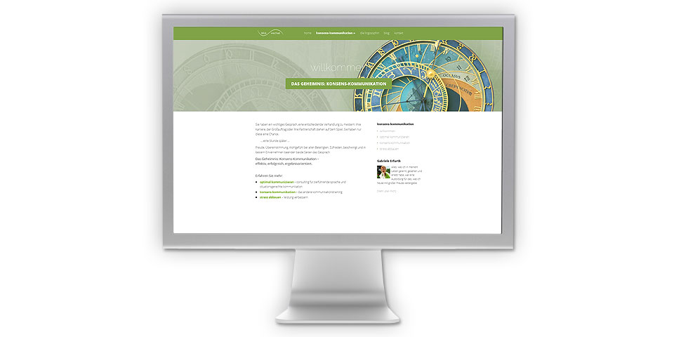 blickwechsel – Die Lingosophin und die Konsenz-Kommunikation